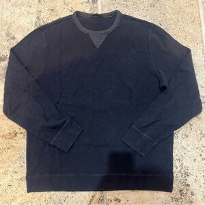 Vince Men's Navy and Grey Sweatshirt